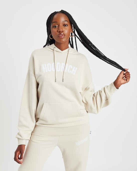 Hoodrich Og Storm Hoodie Haferflocken/Weiß