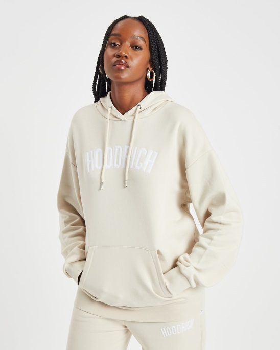 Hoodrich Og Storm Hoodie Haferflocken/Weiß