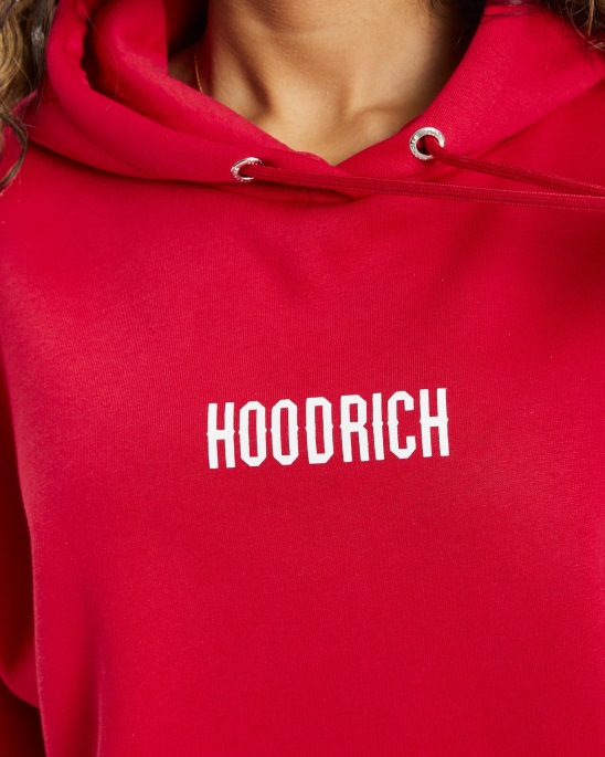Hoodrich Litschi/Weiß Og Storm Hoodie Mit Kleinem Logo