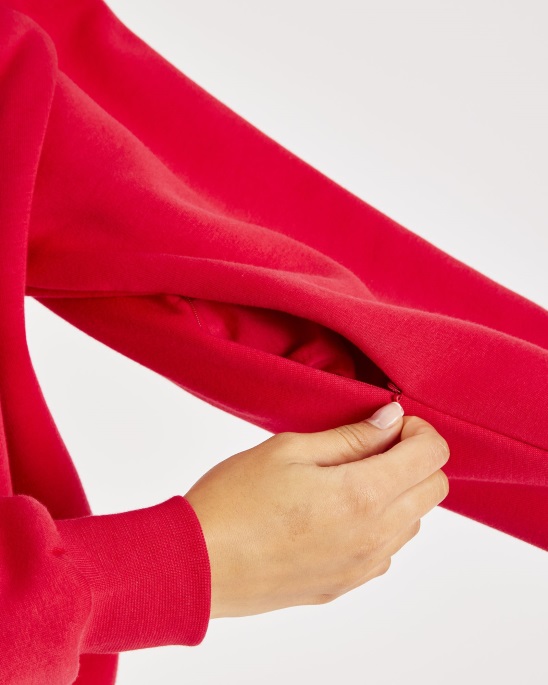 Hoodrich Litschi/Weiß Og Storm Hoodie Mit Kleinem Logo