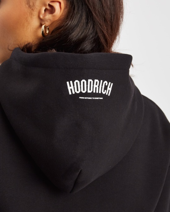 Hoodrich Og Breeze Cropped Hoodie Schwarz/weiß/pink