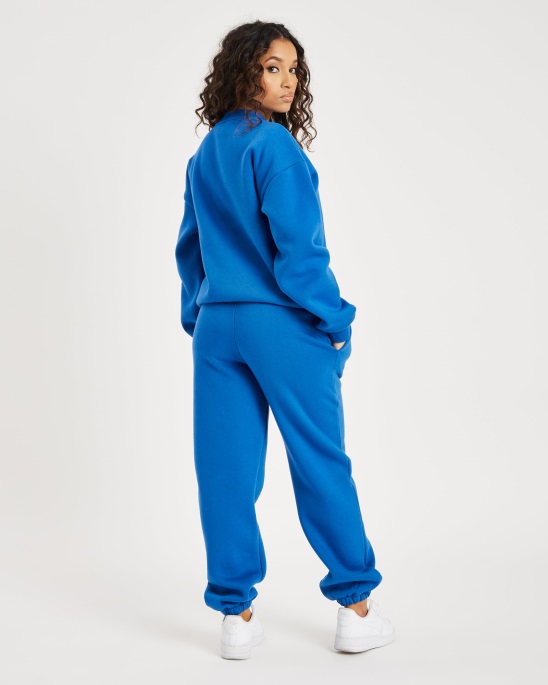Hoodrich Og Staple Jogginghose Blau/weiß