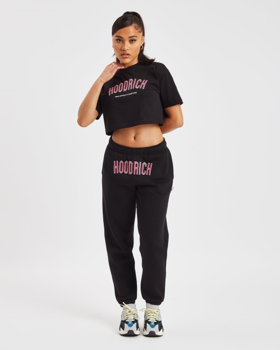 Hoodrich Og Breeze Jogginghose Schwarz/weiß/pink