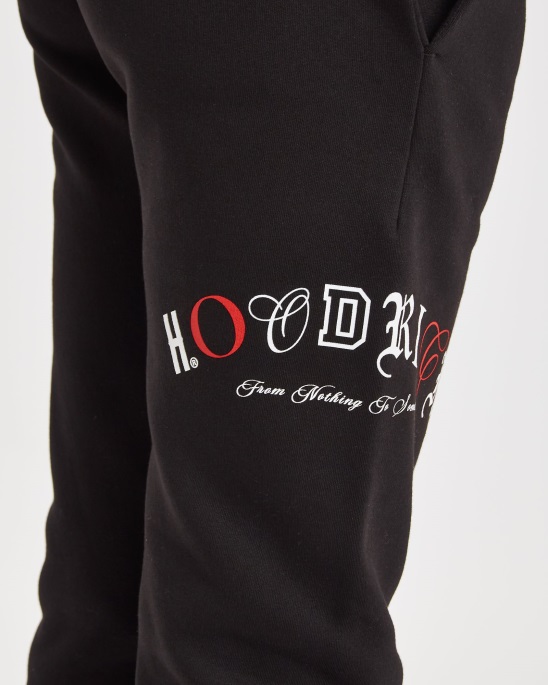 Schwarz/weiß/rote Hoodrich Og Calor Jogginghose