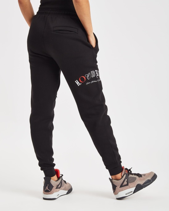 Schwarz/weiß/rote Hoodrich Og Calor Jogginghose