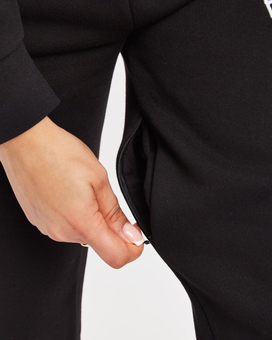 Schwarz/weiß/rote Hoodrich Og Calor Jogginghose