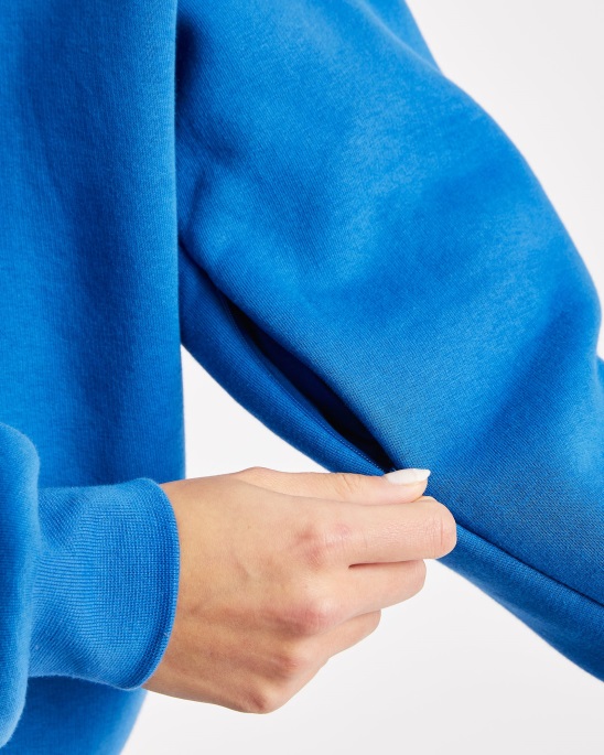 Hoodrich Blau/weißes Og-Stapel-Sweatshirt