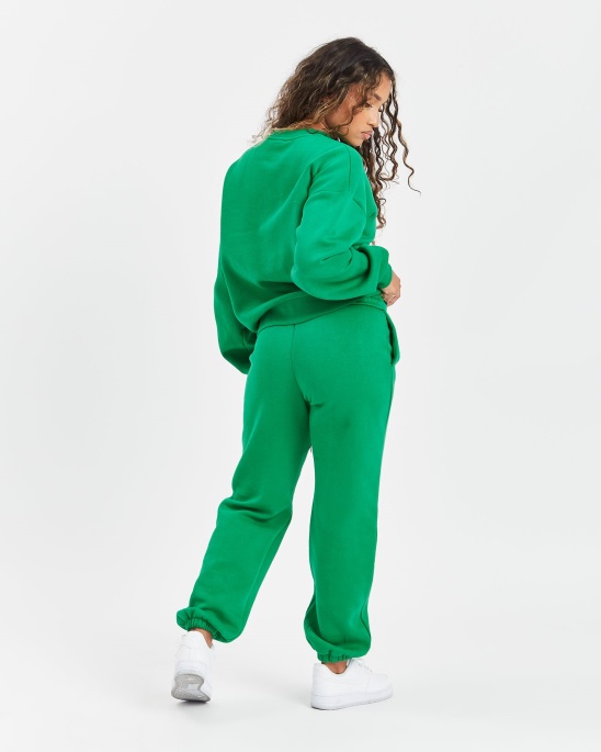 Hoodrich Og Storm Kleines Logo-Sweatshirt Grün/weiß