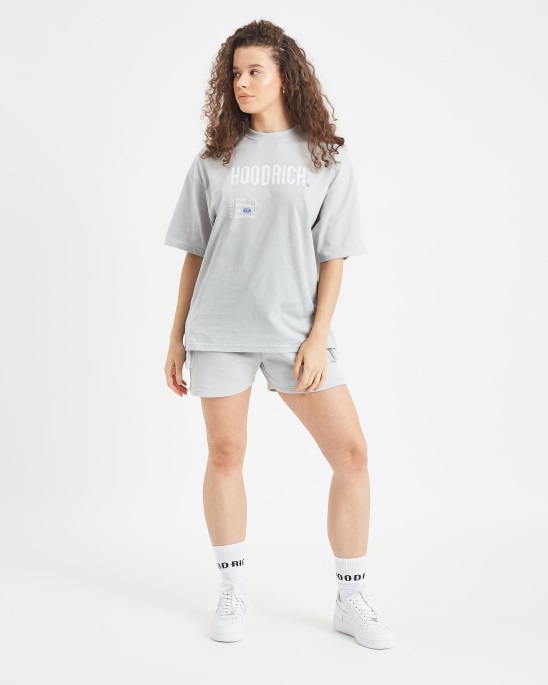 Og Frenzy Cargo-Shorts Oyster/white/violet Hoodrich