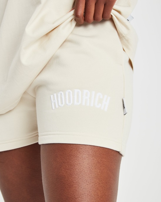 Hoodrich Oatmeal/White Og Storm Shorts