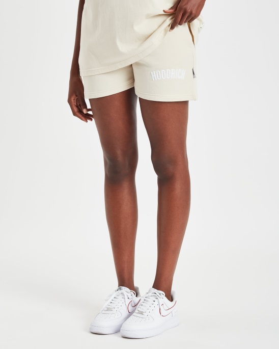 Hoodrich Oatmeal/White Og Storm Shorts