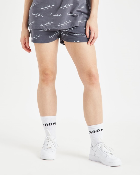 Hoodrich Og Base Shorts Iron Gate/Oyster